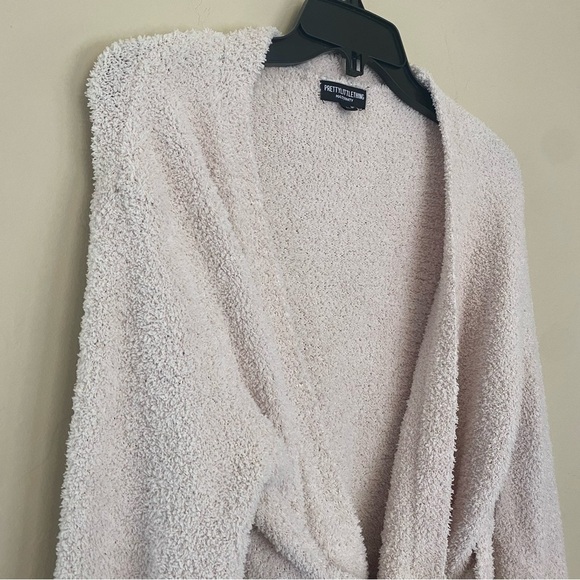 PrettyLittleThing‎ cream maternity Cardigan with Tie Waist - Picture 2 of 5